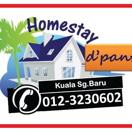 D'Pantai Homestay Kuala Sg. Baru Malacca Exteriör bild