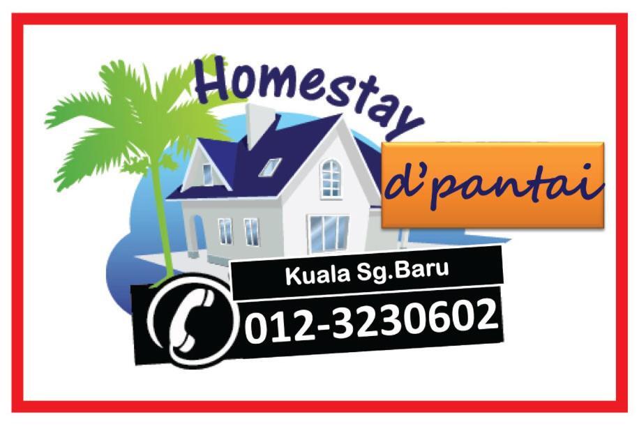D'Pantai Homestay Kuala Sg. Baru Malacca Exteriör bild